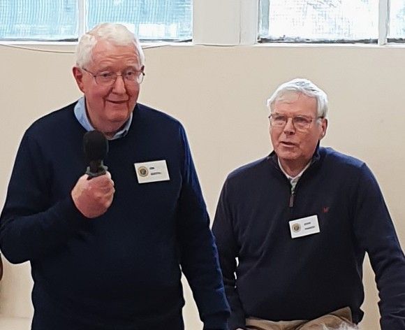 New member Jim Smyth & Chairman John Parker